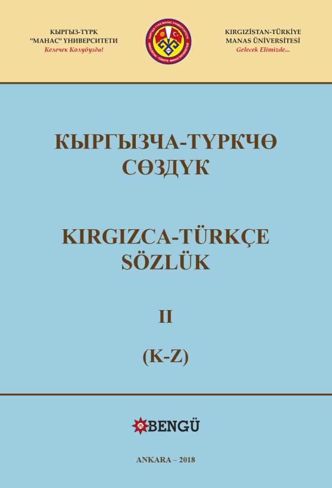 Kırgızca-Türkçe Sözlük
