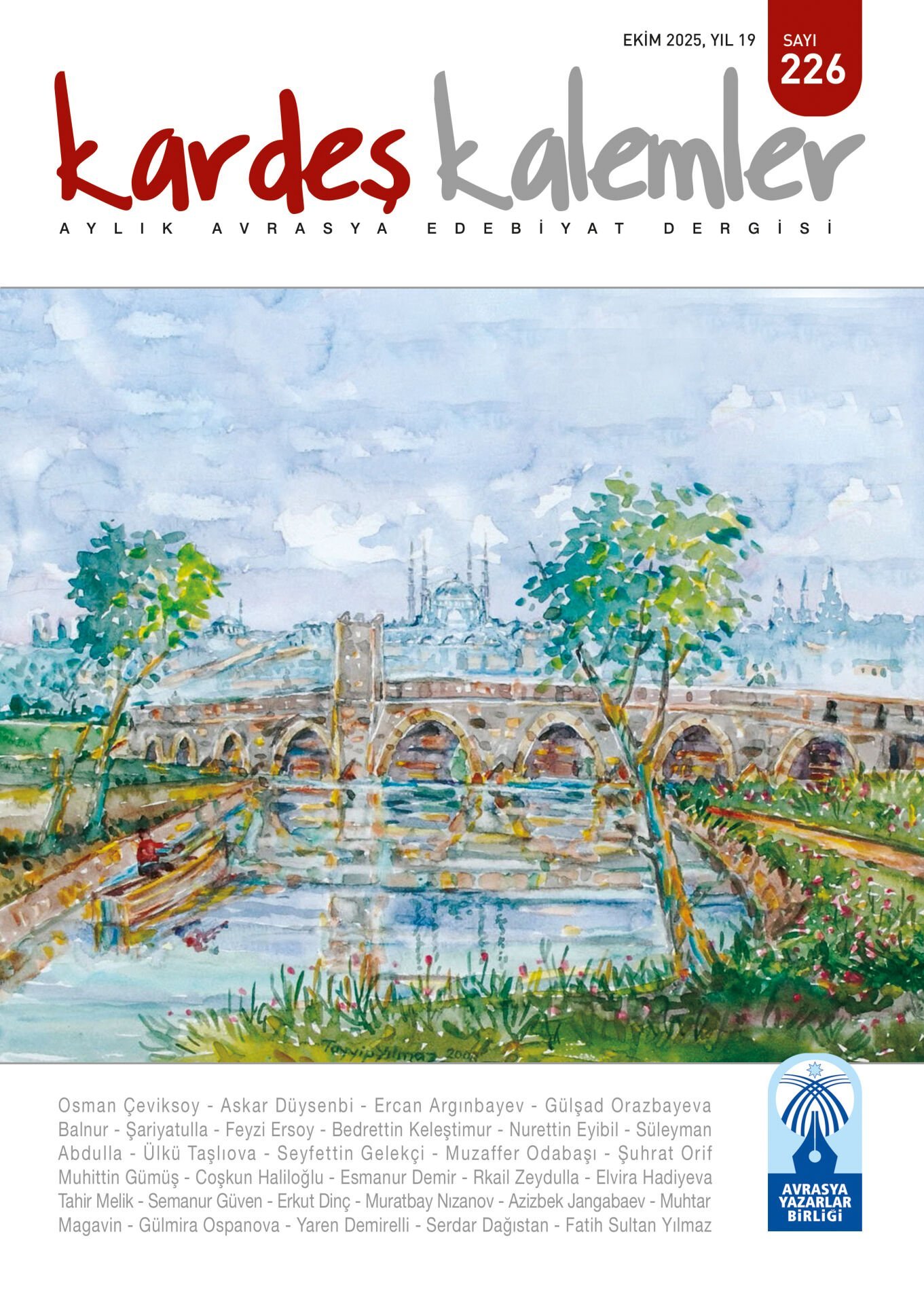 Kardeş Kalemler 226. Sayı Ekim 2025