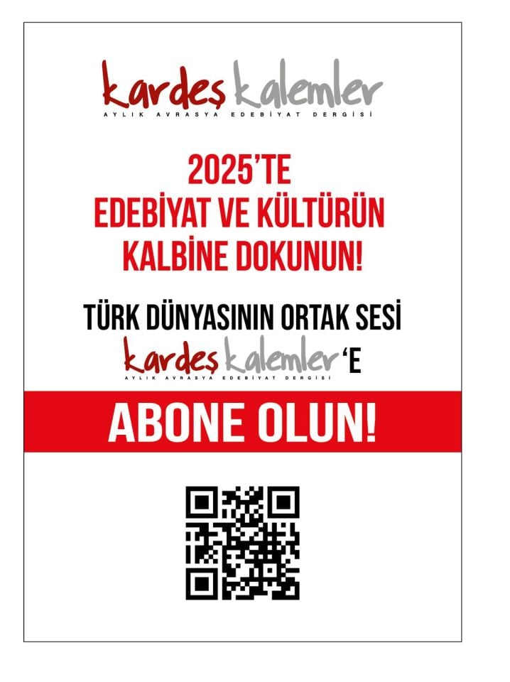 2025 yılı Kardeş Kalemler Dergi  Aboneliği (1 yıllık)