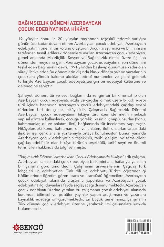 BAĞIMSIZLIK DÖNEMİ AZERBAYCAN ÇOCUK EDEBİYATINDA HİKÂYE